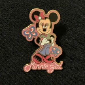 Disney Vintage Minnie Girl Collector Pin